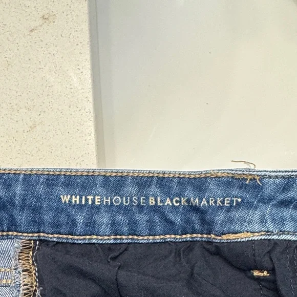 White House Black Market Blue Skinny Jeans - Picture 5 of 5